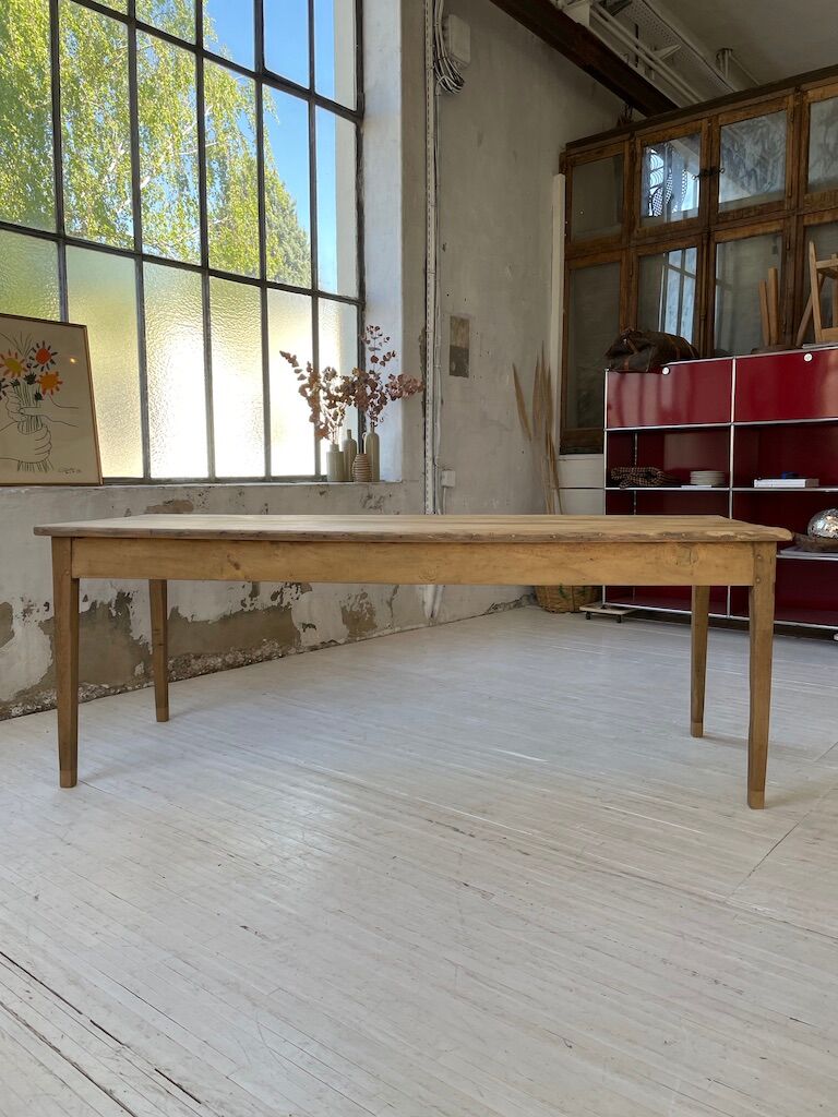 Oak and pine farm table 2m