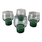 Set of 4 Luminarc glasses model vines