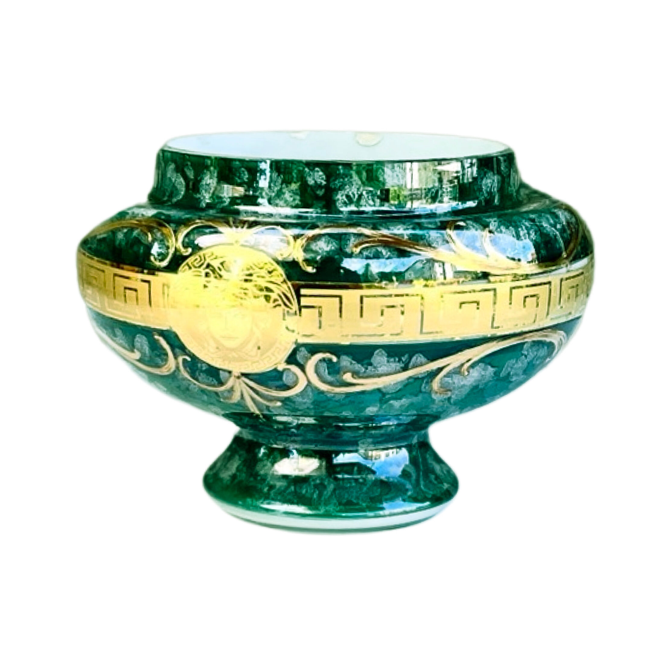 Art glass vase, Novy Bor, Czechoslovakia 1970.