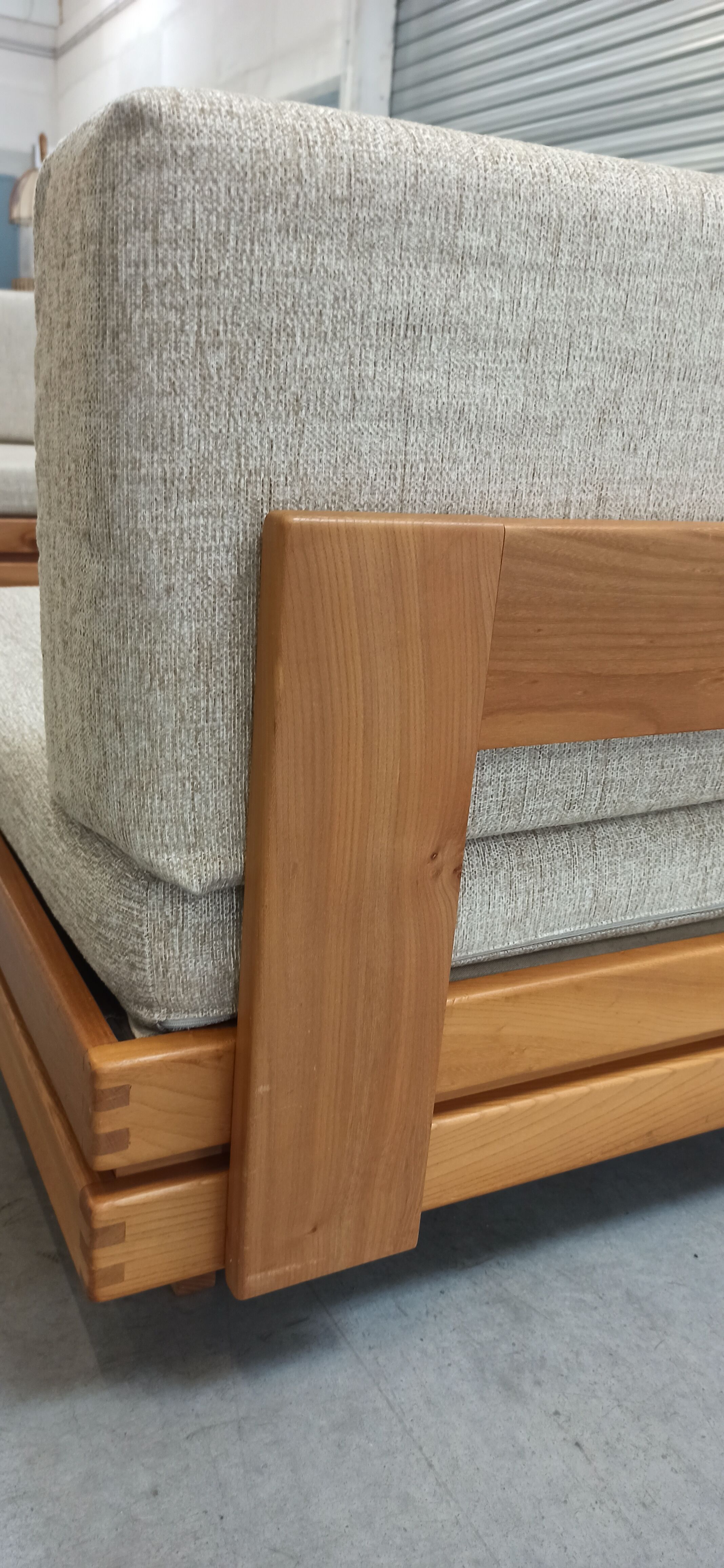 Elm sofa Maison Regain, 60's