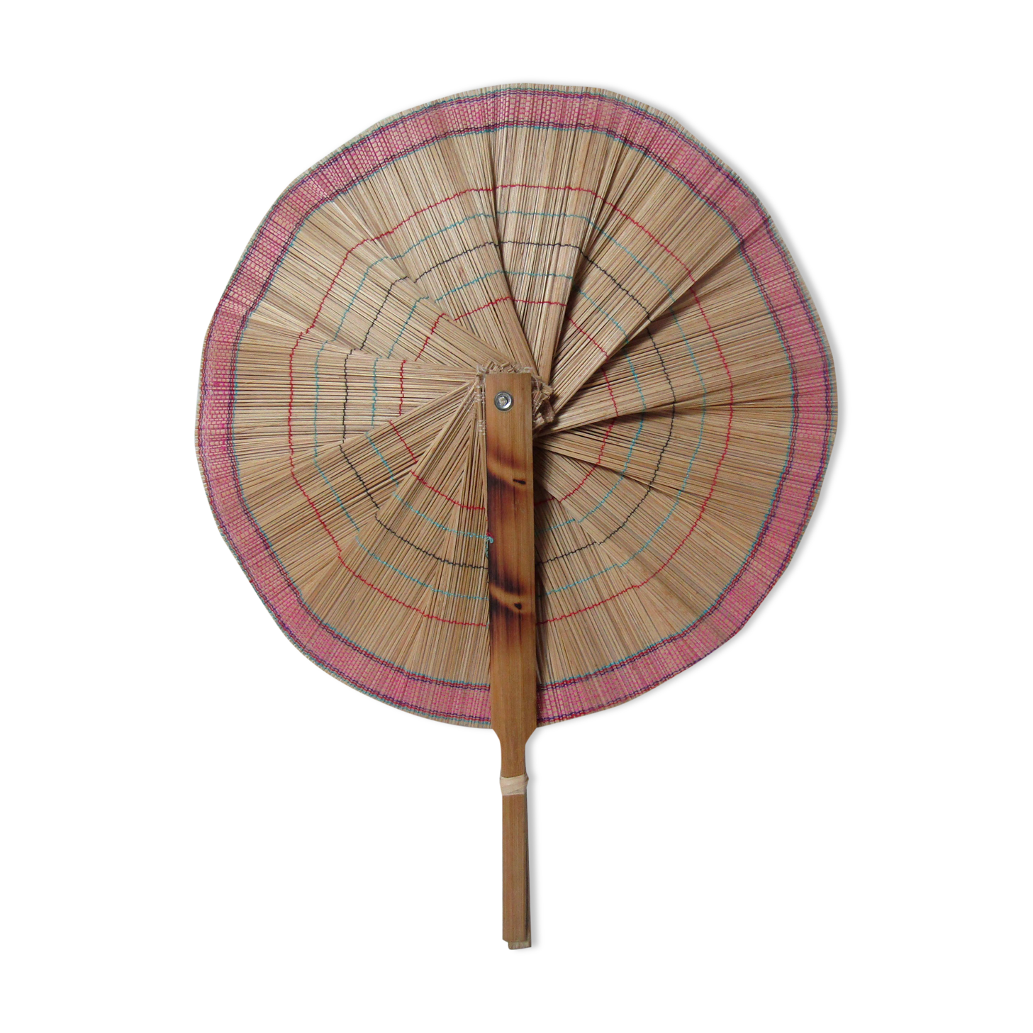 Rattan fan