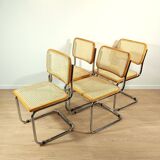 Lot de 4 chaises vintage Cesca « Made in Italy »
