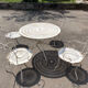 Metal garden furniture 5 pieces