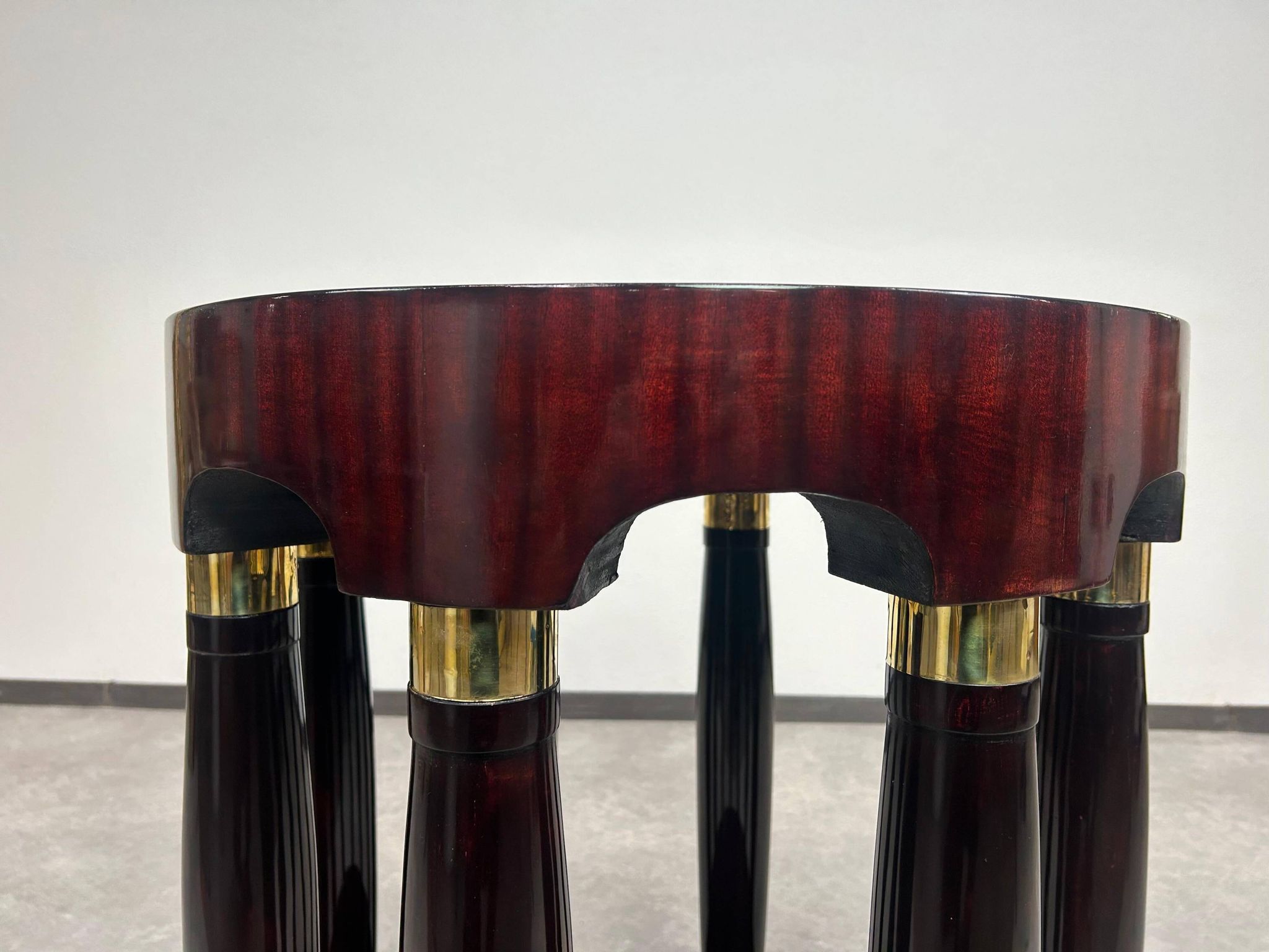 Very rare Secessionist coffee table by Haberfeld designed by Adolf Loos for F.O. Schmidt.