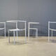 Vintage Von Vogelsang chairs by Starck for Driade, 1980s