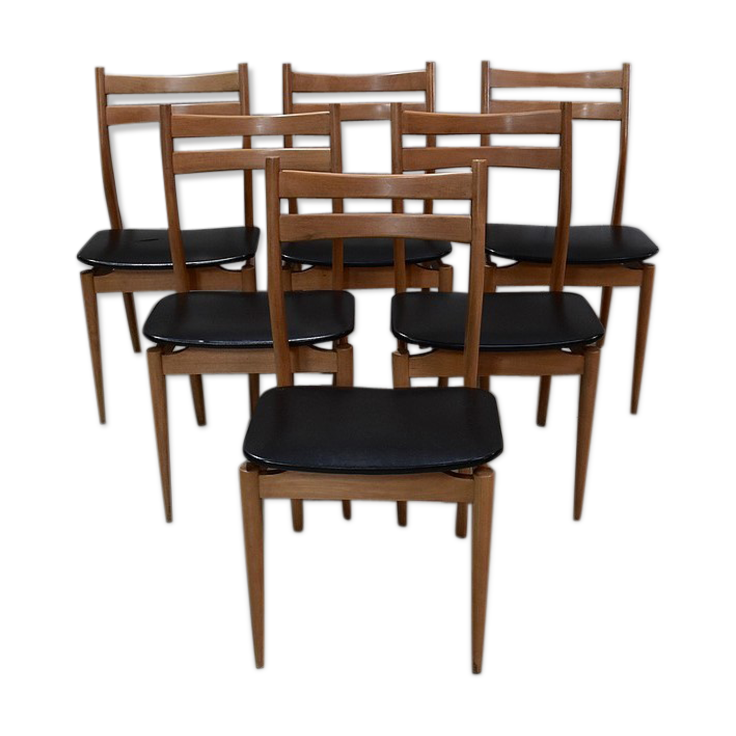 Suite of 6 chairs 1970