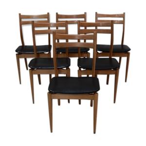 Suite de 6 chaises en