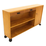 Scandinavian elm bookcase, Sweden, 1960