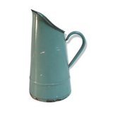 Green enamelled pitcher