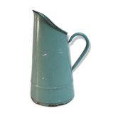 Green enamelled pitcher