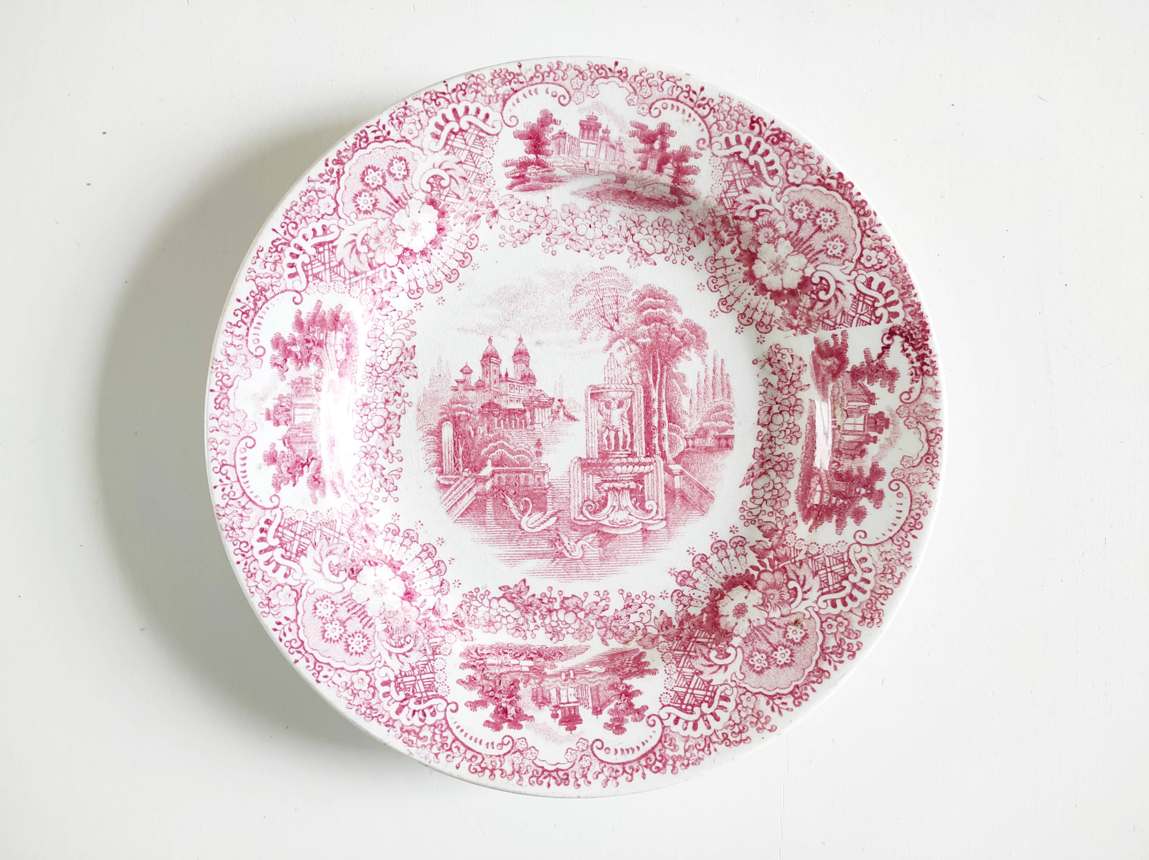 Assiette Faïence Pickman La Cartuja Séville