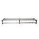Vintage Aluminium Coat Rack With Hat Shelf – 1970s