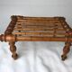 Tabouret ajouré bambou années 60'