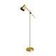 Mid-century 1970s  decorative  Swedish adjustable spotlight floor lamp brass AJH