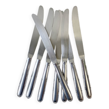 8 Couteaux vintages inox made in France