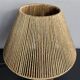 Wooden lamp by Olivier 70s