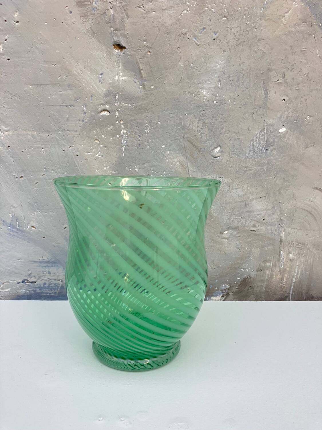 Large green vase