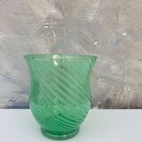 Large green vase