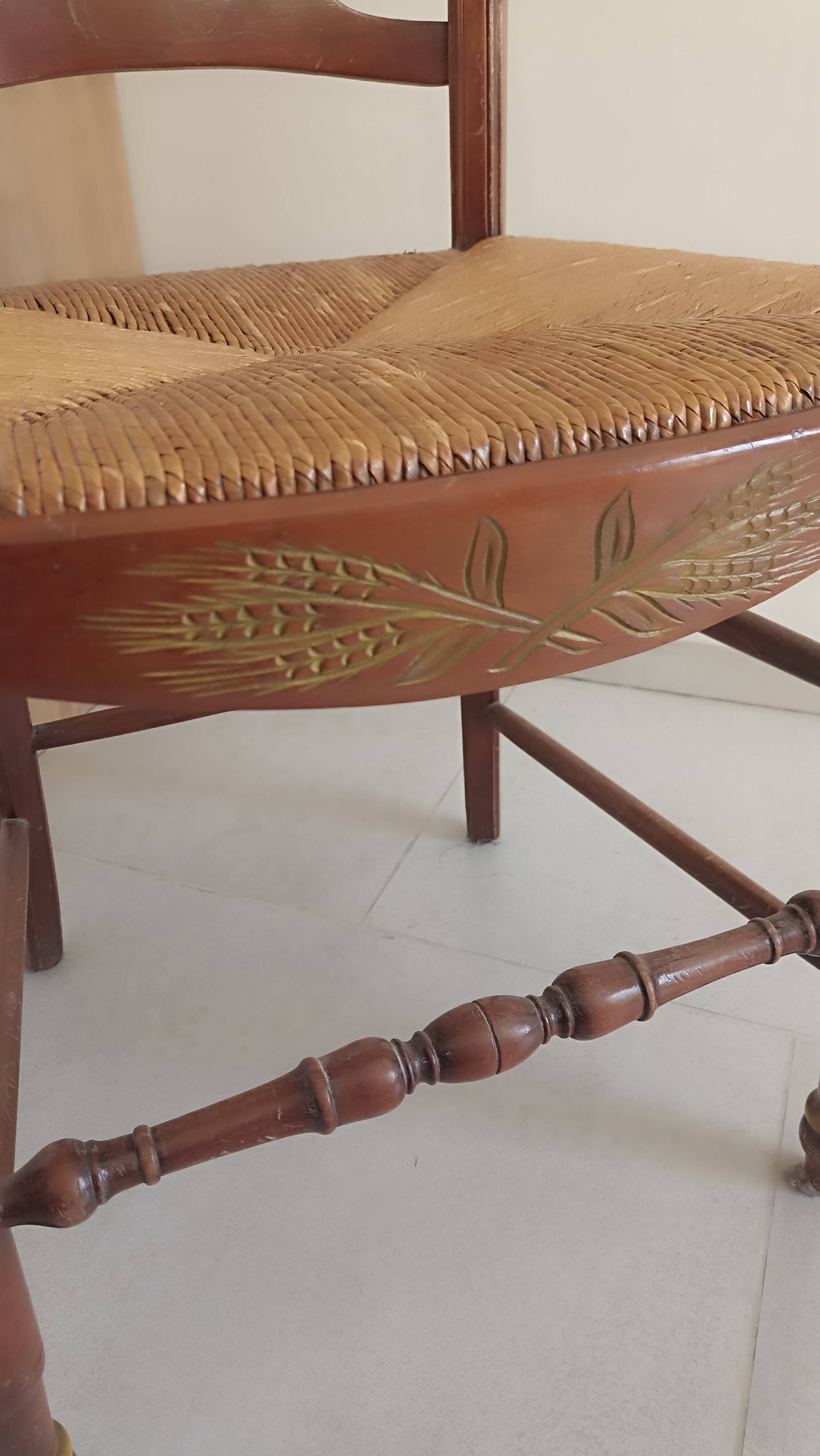 Chaise  rustique Modèle "Gerbe"