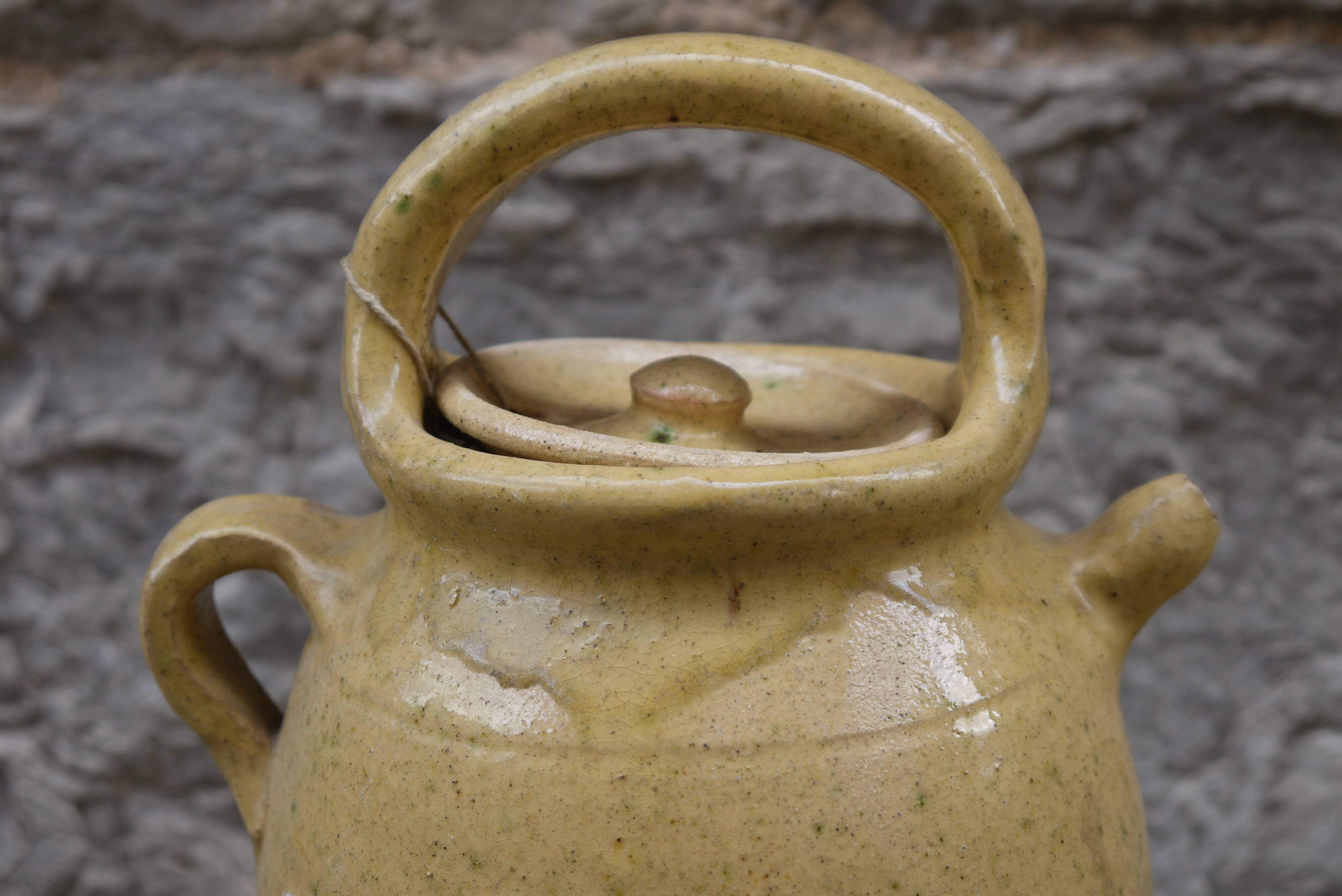 Terracotta jug gargoyle