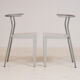 2 chaises Dr Glob de Philippe Starck pour Kartell 1980