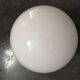 Ceiling lamp wall globe opaline ball white Very large model Ø 25 cm Art Deco 1930/1940