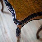 Antique Louis Philippe Walnut Game Table, 1890s