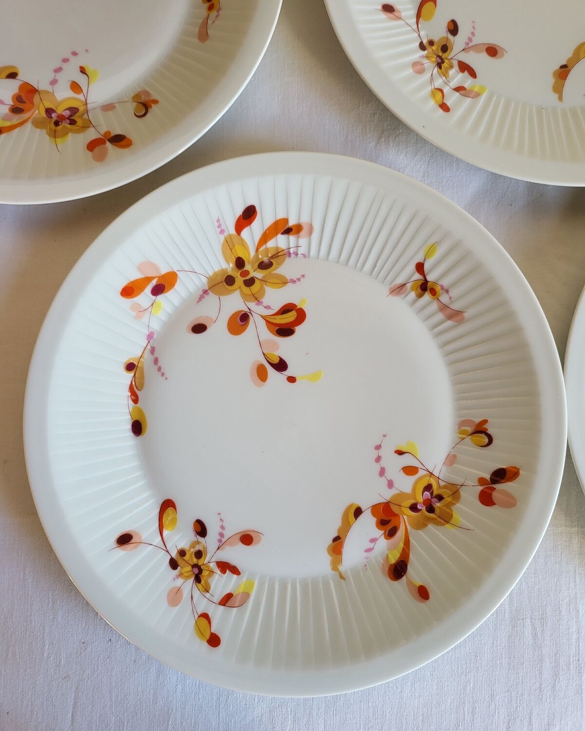 6 Haviland France Limoges Porcelain Dessert Plates