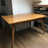 Table en bois années 50