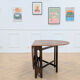 Vintage folding table in teak