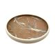 Alvino Bagni, white marbled ceramic centerpiece / vide poche, ca. 1970