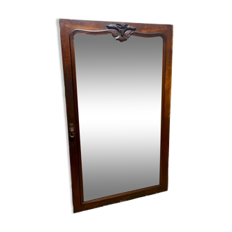 Large antique beveled mirror