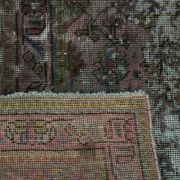 Hand-knotted persian antique 1970s 295 cm x 385 cm grey wool carpet