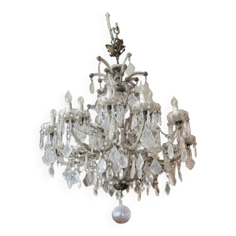 Very important Murano chandelier from the 19th century.