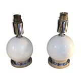 Pair of lamp footings