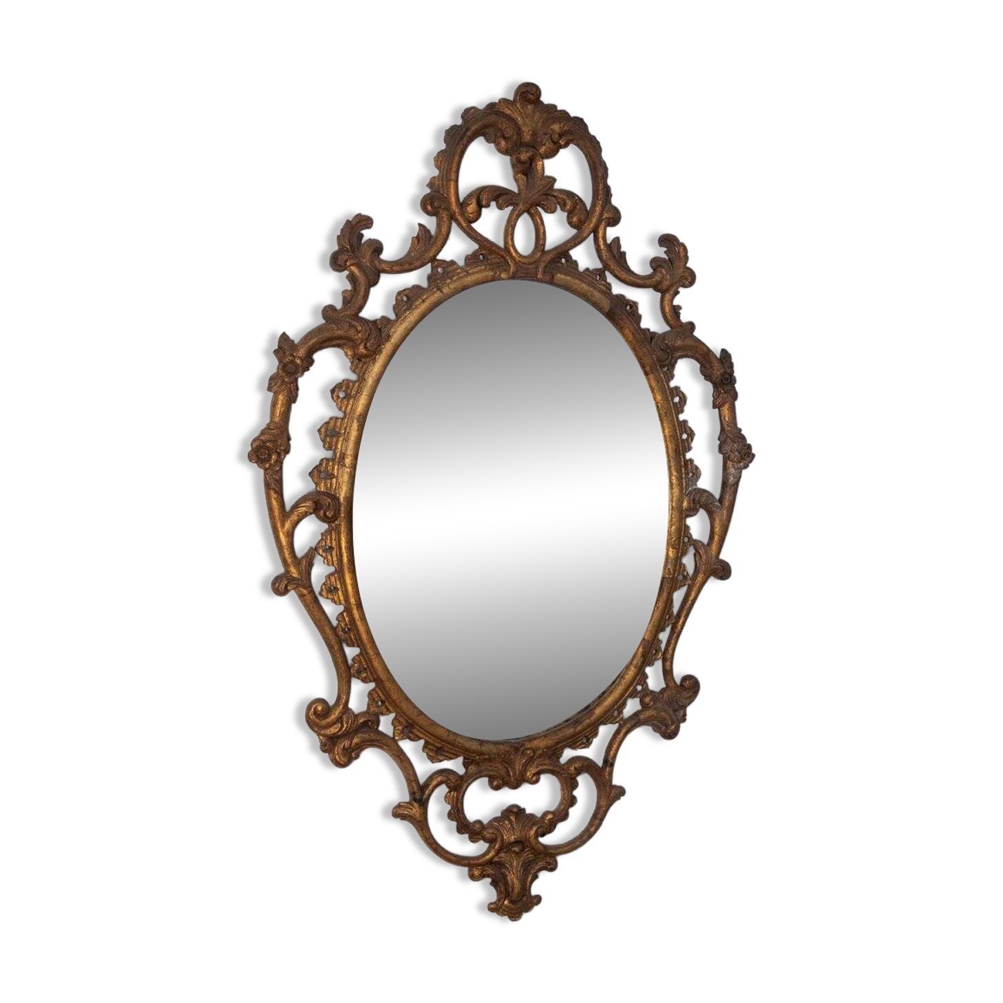 Miroir en bois doré, 1890