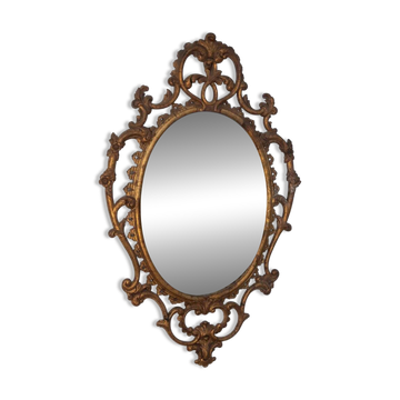 Miroir en bois doré, 1890