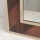 Miroir en marqueterie de bois et laiton