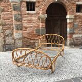 1-seat rattan basket bed