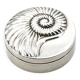 925 silver trinket dish adorned with a shell, 1950s