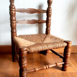 Chaise basse coin de feu