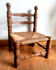 Low chair corner of fire