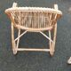 Paire de fauteuils rotin vintage