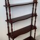 Library - turned wooden shelf
