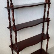 Library - turned wooden shelf