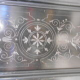 Blackened wooden buffet