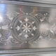 Blackened wooden buffet