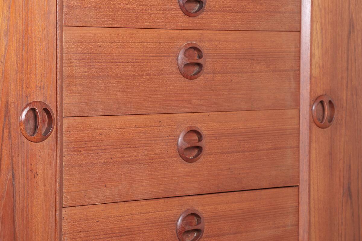 Danish teak sideboard model, Harry Østergaard, Randers Mobelfabrik 1960