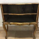 Old italian chest of drawers florentine venetian golden wood