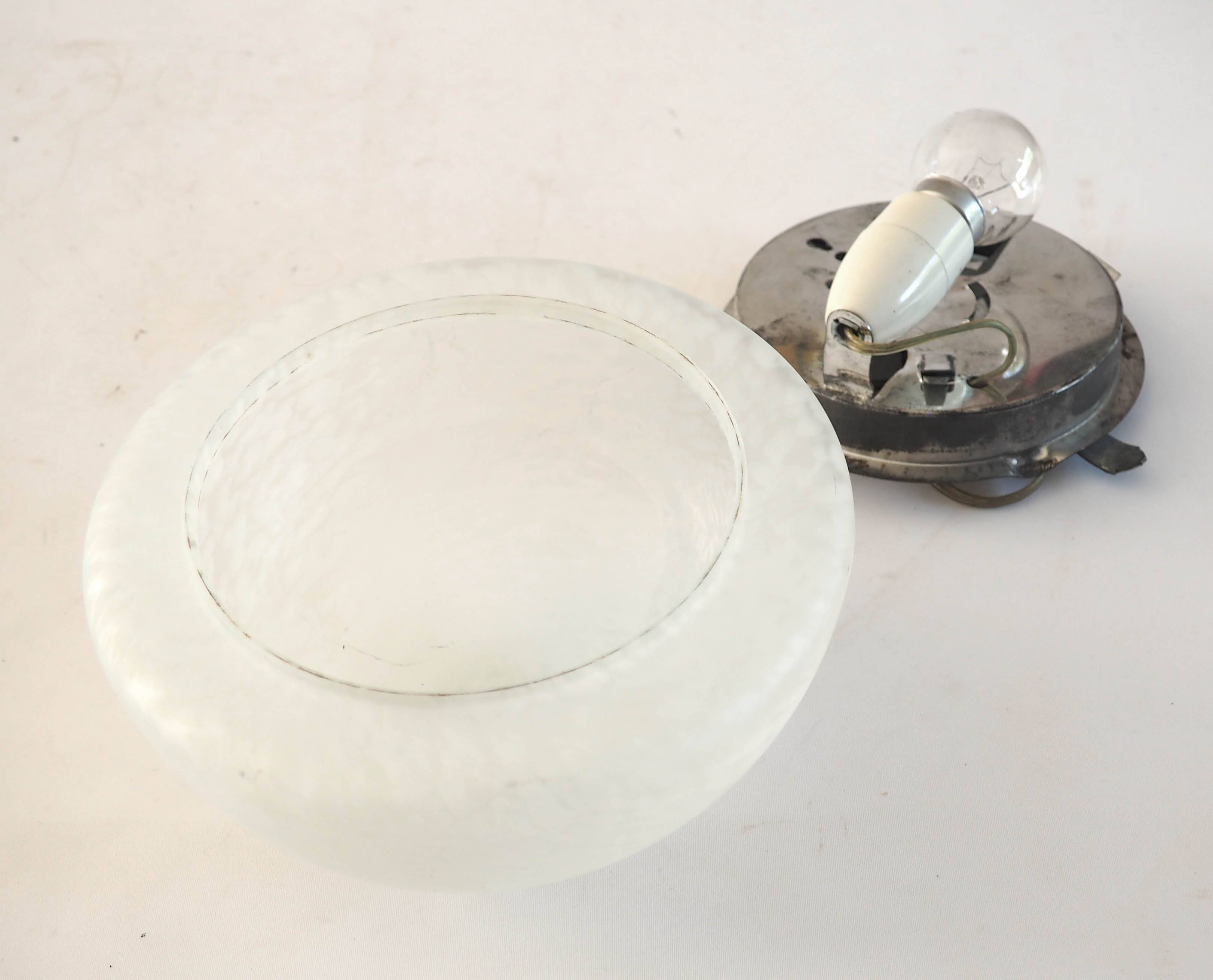 Clichy glass ceiling light